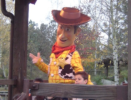 Woody in parade